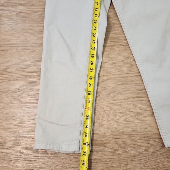 Vtg Levis 550 Relaxed Fit Tapered Leg Denim Jeans Sz 10 Misses Beige Pants 29x28 - Picture 8 of 15